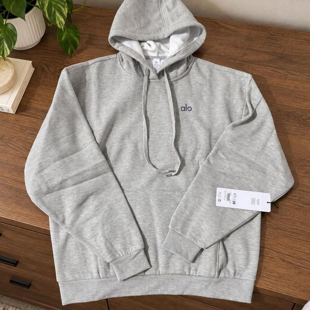 Alo Accolade Hoodie Sweatshirt – Grey